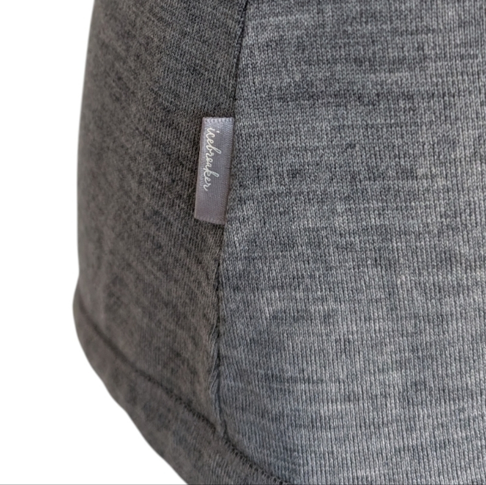 Icebreaker Merino Wool Hoodie Womens Small Grey Outdoors - Picture 9 of 14